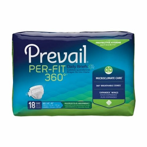First Quality, Unisex Adult Incontinence Brief Size 2 Large Disposable PFNG-013, Case Of 4 First Quality