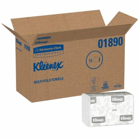 Kleenex, Paper Towel Kleenex  Multi-Fold 9-3/10 X 9-2/5 Inch, Count of 2400 Kleenex