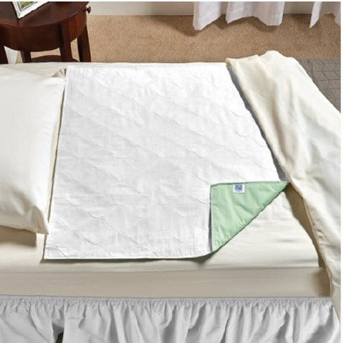 Salk, Underpad with Tuckable Flaps SleepDri  34 X 36 Inch Reusable Polyester / Rayon Light Absorbency, 1 Each Salk