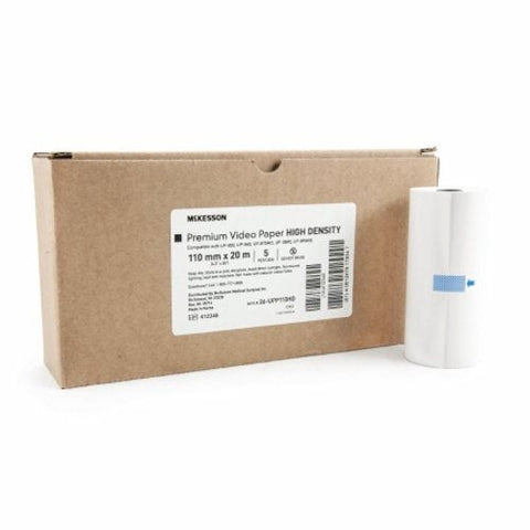 McKesson, Premium Video Paper - High Density 110 mm X 20 Meter Roll, 1 Roll McKesson