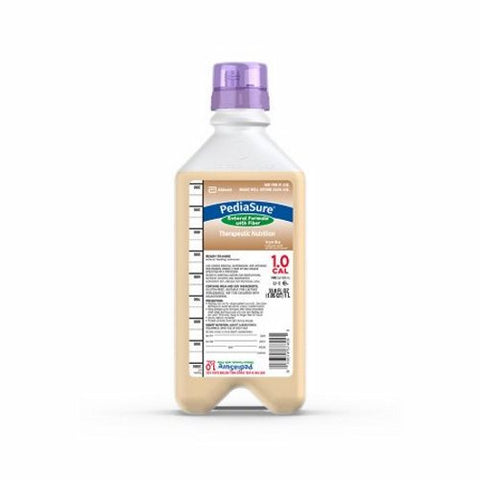 Abbott Nutrition, Pediatric Tube Feeding Formula PediaSure  1.0 Cal with Fiber 1 Liter Bottle Ready to Hang Unflavored, 1 Liter Abbott Nutrition
