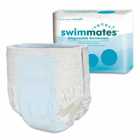 Swimmates, Bowel Containment Swim Brief Pull With Tear Away Seams Adult 2X-Large Unisex, Case Of 4 Swimmates