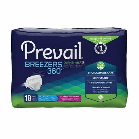 First Quality, Incontinence Brief Unisex Adult Size 2, Case Of 4 First Quality