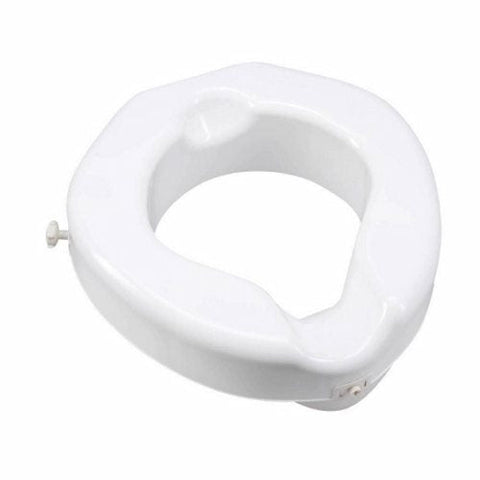 Carex, Raised Toilet Seat Carex  4-1/4 Inch Height White 500 lbs. Weight Capacity, Count of 1 Carex