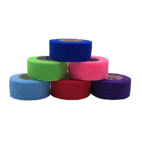 Andover Coated Products, Cohesive Bandage CoFlex  2 Inch X 5 Yard Standard Compression Pink / Blue, Count of 1 Andover Coated Products