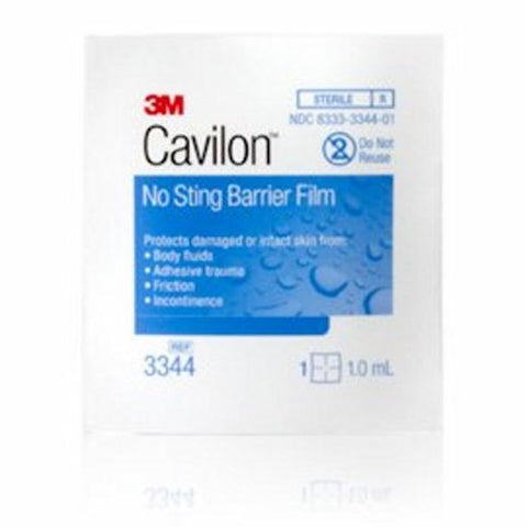 3M, Cavilon No Sting Skin Barrier Wipe  35 to 65% Strength Hexamethyldisiloxane, 1 Ml, Box Of 30 3M