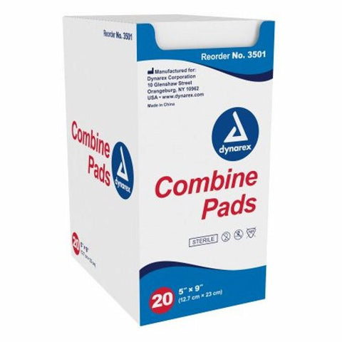 Dynarex, Abdominal Pad, Count of 20 Dynarex