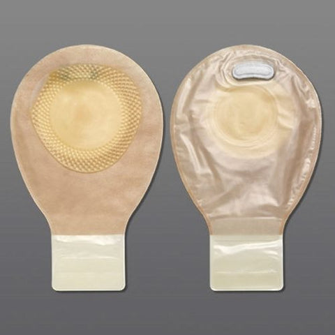 Hollister, Ostomy Pouch Pouchkins One-Piece System 7 Inch Length Up to 2 Inch Stoma Drainable Flat, Trim To Fit, Box Of 10 Hollister
