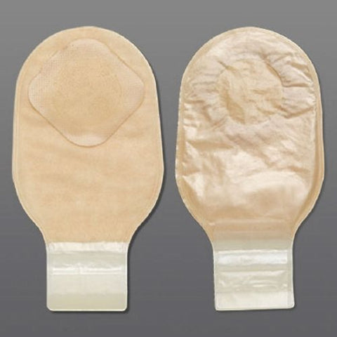 Hollister, Ostomy Pouch Pouchkins One-Piece System 6-1/2 Inch Length 38 mm Stoma Drainable Trim To Fit, Box Of 10 Hollister
