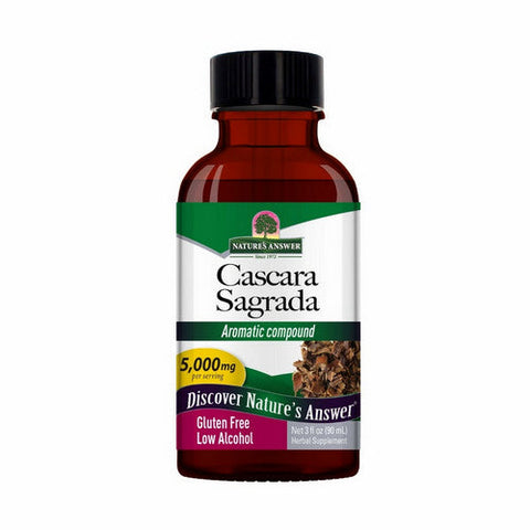 Nature's Answer, Cascara Sagrada Low Alcohol, 3 Oz Nature's Answer