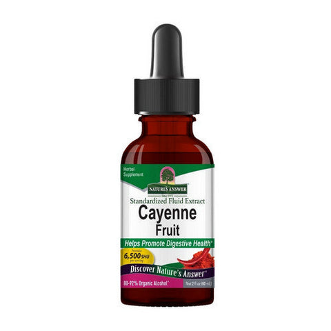 Nature's Answer, Cayenne Tincture Low Alcohol, 2 Oz Nature's Answer