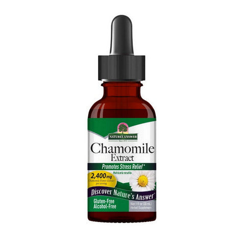 Nature's Answer, Chamomile Flowers, Alcohol Free Extract 1 FL Oz Nature's Answer