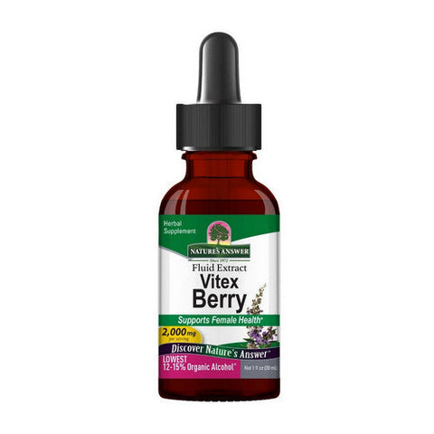 Nature's Answer, Vitex Berry Low Alcohol, 1 FL Oz Nature's Answer