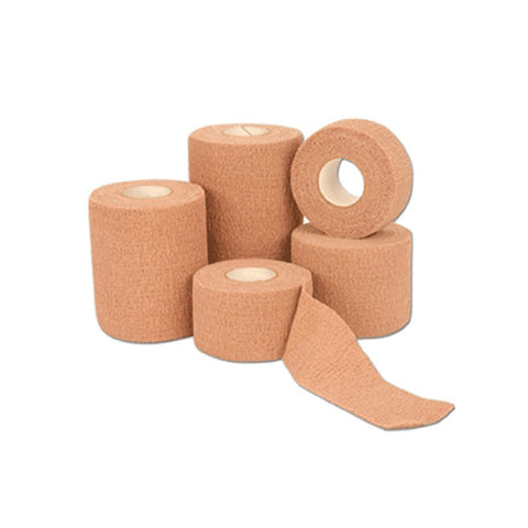 Andover Coated Products, Cohesive Bandage CoFlex Â·LF2 2 Inch X 5 Yard Standard Compression Self-adherent Closure Tan Sterile, Count of 1 Andover Coated Products