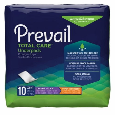 First Quality, Disposable Underpad 30 X 36 Inch Polymer Heavy Absorbency UP-425, Case Of 4 First Quality