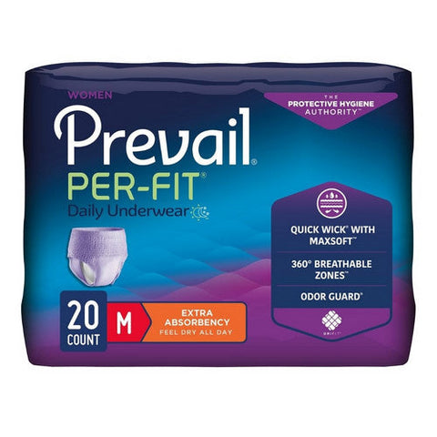 First Quality, Female Adult Absorbent UnderwearPull On Medium Disposable PFW-512, Case Of 4 First Quality