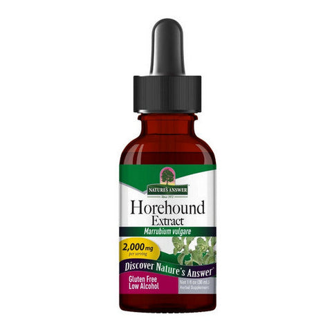 Nature's Answer, Horehound Low Alcohol, 2000 Mg, 1 Oz Nature's Answer