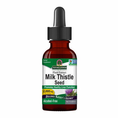 Nature's Answer, Milk Thistle, ALCOHOL FREE, 1 OZ Nature's Answer