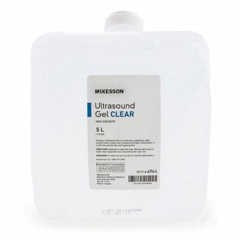McKesson, Ultrasound Gel McKesson Ultrasound and Laser Transmission 5 Liter Cubitainer, 5 Liters McKesson
