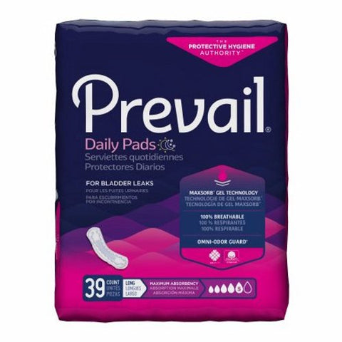 First Quality, Bladder Control Pad 13 Inch Length Heavy Absorbency PV-915/1, Pack Of 39 First Quality