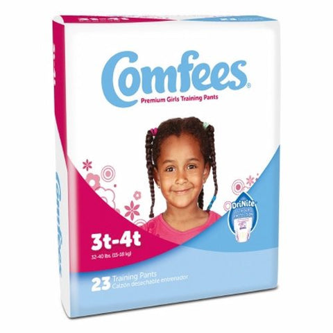 Attends, Female Toddler Training Pants Pull On With Tear Size 3T to 4T Disposable Moderate Absorbency, Count of 23 Attends