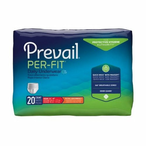 First Quality, Male Adult Absorbent Underwear Pull On Medium Disposable PFM-512, Count of 20 First Quality