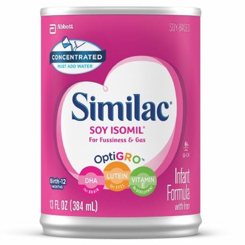 Abbott Nutrition, Infant Formula Soy Isomil Unflavored Can Concentrate Soy Lactose, Case Of 12 Abbott Nutrition