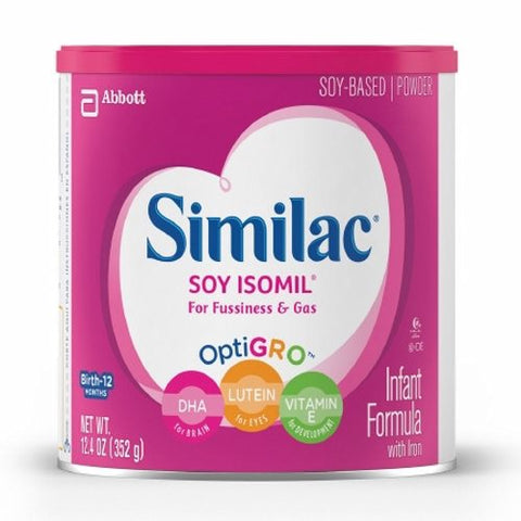 Abbott Nutrition, Infant Formula Unflavored Can Powder Soy Galactosemia 55963, Count of 6 Abbott Nutrition