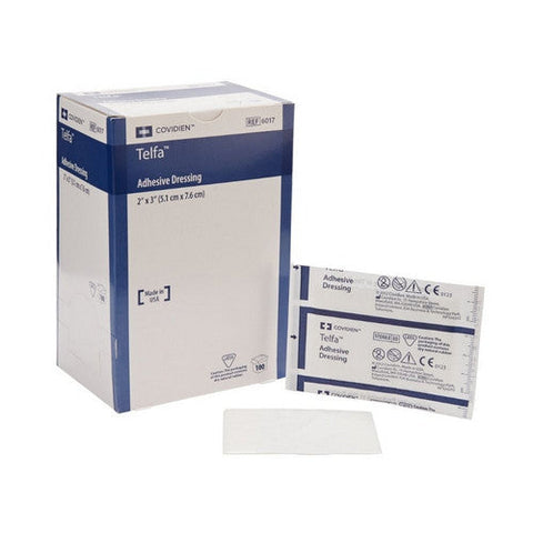 Cardinal, Island Dressing 2 X 3 Inch Rectangle Sterile Film Backing 6017, Case Of 24 Cardinal