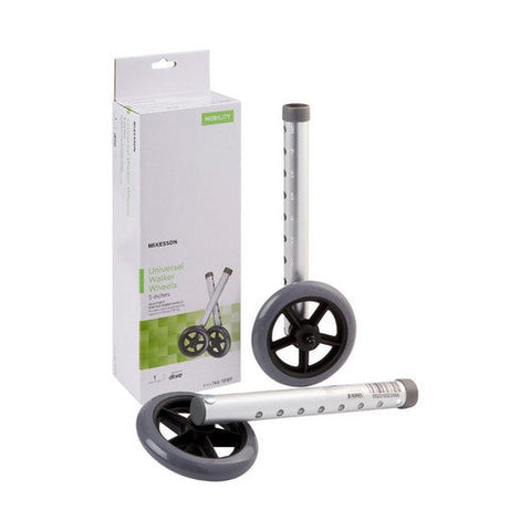 McKesson, Universal Walker Wheels 5 Inch, 1 Pair McKesson