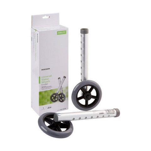 McKesson, Universal Walker Wheels 5 Inch, Count of 25 McKesson