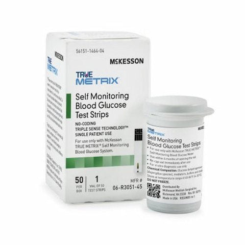 McKesson, Blood Glucose Test Strips, Box Of 50 McKesson