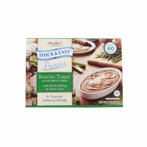 Hormel, Thickened Food Tray Turkey with Stuffing 160749, Count of 7 Hormel