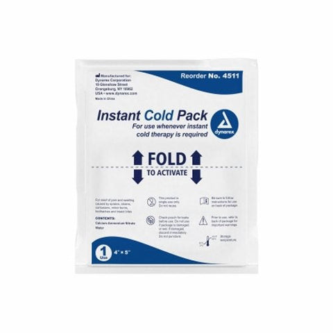 Dynarex, Instant Cold Pack 4 x 5 Inch, Count of 24 Dynarex