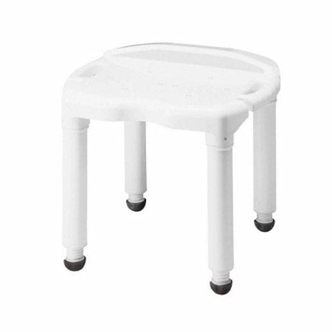 Carex, Shower Bench Carex  Without Arms Plastic Frame Without Backrest 16 to 21 Inch Height, Count of 1 Carex