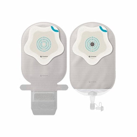 Coloplast, Ostomy Pouch One-Piece System Mini Length Star Shaped 18710, Box Of 10 Coloplast