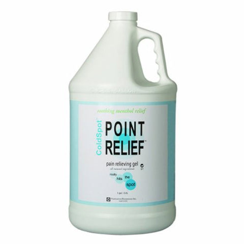 Fabrication Enterprises, Topical Pain Relief Point Relief  ColdSpot 0.06% - 12% Strength Capsaicin / Menthol Topical Gel 1 ga, 1 Gallon Fabrication Enterprises