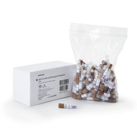 McKesson, STER-ALL  Performance Sterilization Biological Indicator Vial Steam, Box Of 100 McKesson