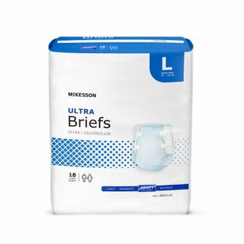 McKesson, Unisex Adult Incontinence Brief Ultra Large Disposable Heavy Absorbency, Count of 1 McKesson