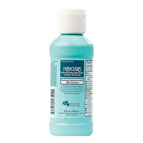 Hibiclens, Antiseptic Antimicrobial Skin Cleanser Bottle 4% Strength CHG Chlorhexidine Gluconate, 4 Oz Hibiclens