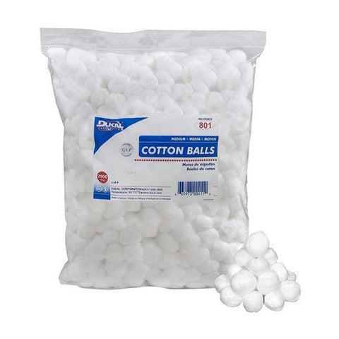 Dukal, Cotton Ball Medium NonSterile, Count of 2 Dukal