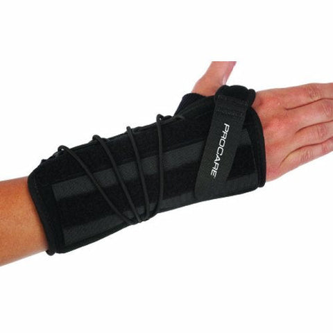 DJO, Wrist Support Quick-Fit  Wrist II Removable Palmar Stay Nylon / Foam Right Hand Black One Size Fits, Count of 1 DJO