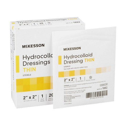 McKesson, Hydrocolloid Dressing 2 X 2 Inch Sterile, Count of 1 McKesson