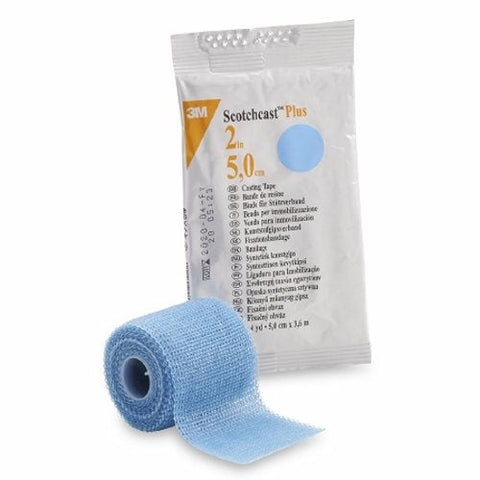 3M, Cast Tape 3M Scotchcast Plus 2 Inch X 12 Foot Fiberglass Light Blue, Box Of 10 3M
