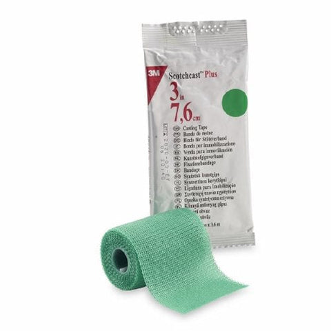 3M, Cast Tape 3M Scotchcast Plus 3 Inch X 12 Foot Fiberglass Green, Box Of 10 3M