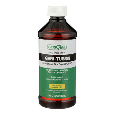 Gericare, Cold And Cough Relief Strength Liquid, 100 MG, 16 Oz Gericare