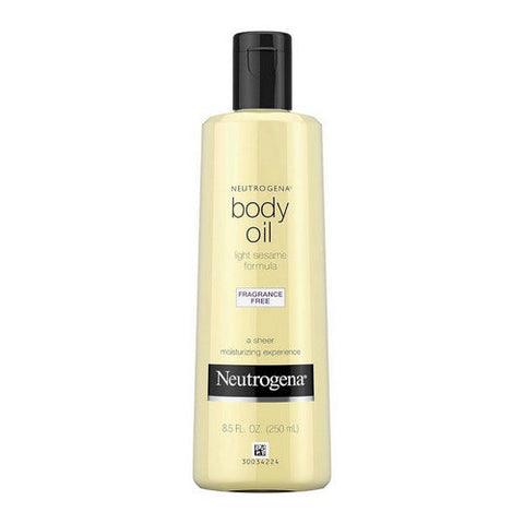 Neutrogena, Body Oil Light Sesame Formula Fragrance Free, 8.5 Oz Neutrogena