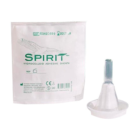 Bard, Male External Catheter Spirit1 Self-Adhesive Seal Hydrocolloid Silicone Large, Count of 100 Bard