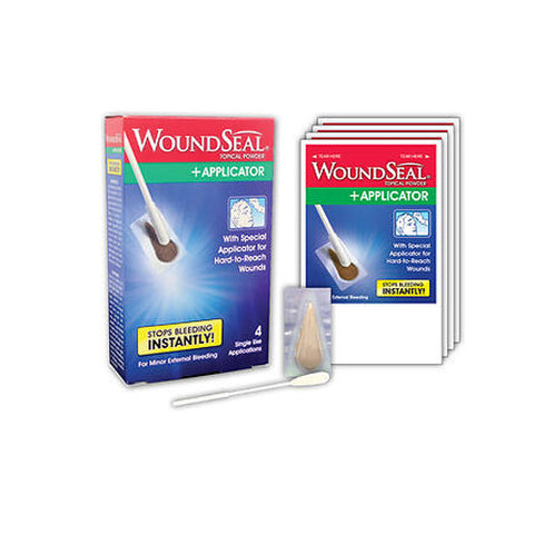 Woundseal, Hemostatic Agent WoundSeal  4 per Box Individual Packet Hydrophilic Polymer; Potassium Ferrate, Box Of 1 Woundseal