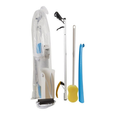 Fabrication Enterprises, ADL Hip / Knee Equipment Kit FabLife Standard Reacher - 26 Inch Length / Shoehorn - 18 Inch Length, Count of 1 Fabrication Enterprises